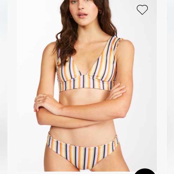 Billabong Swim Nwt Billabong Postcards From Paradise Lowrider Reversible Bikini Bottoms